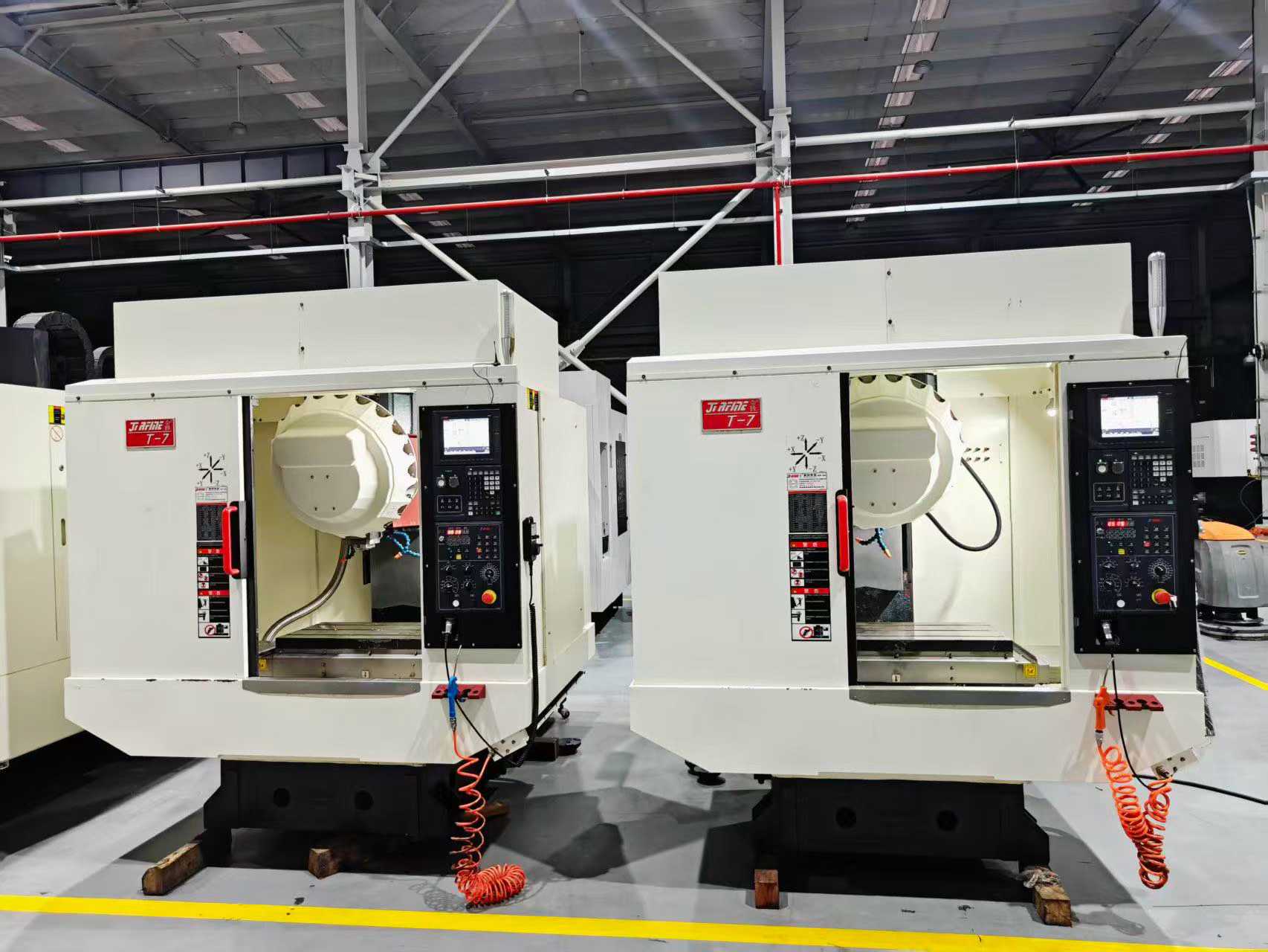 Used JiRFINE T-7 Drilling and Tapping Center with Mitsubishi M 80 (2023), Two Units Available