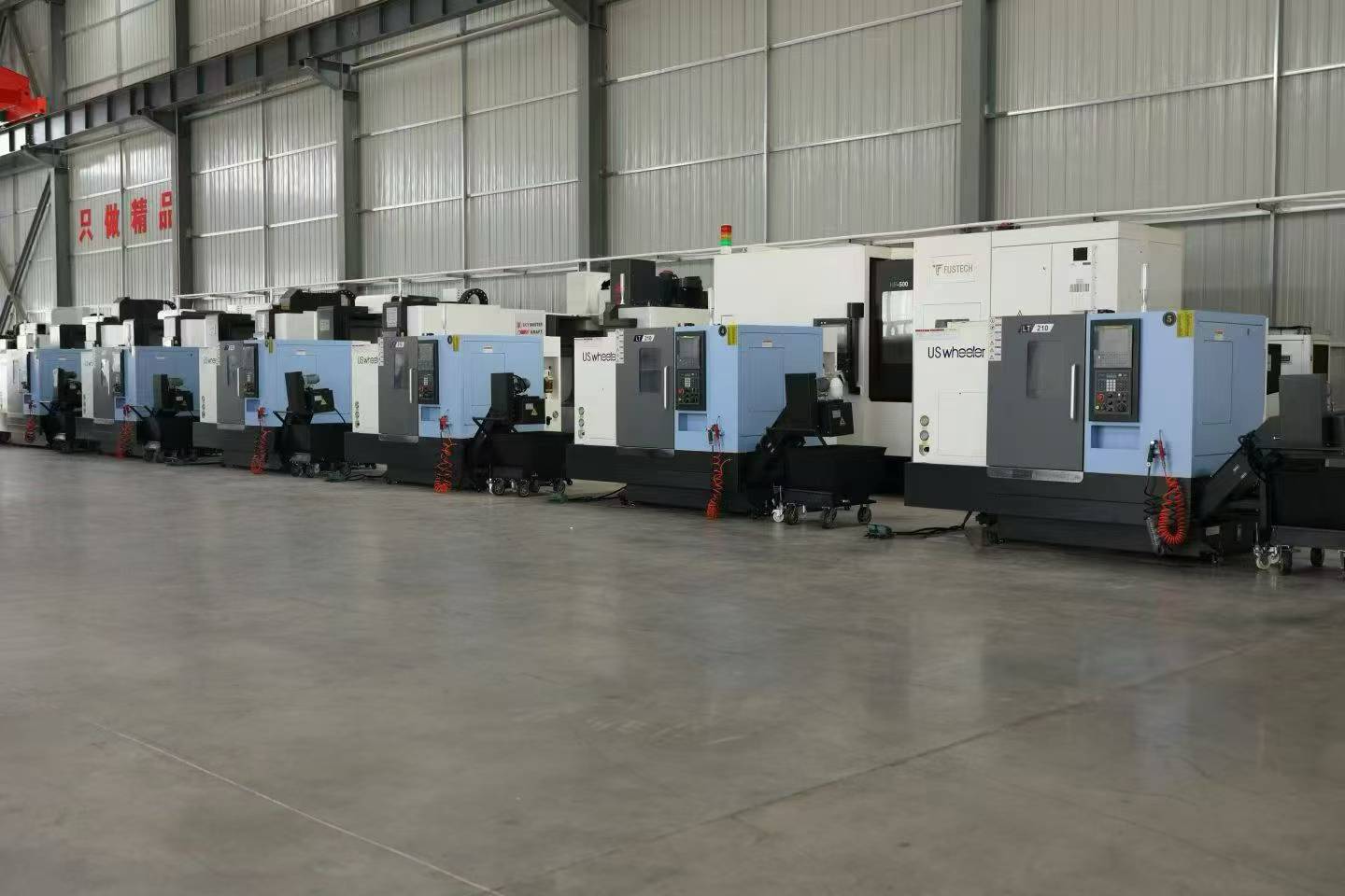 Nearly New Hangzhou Huile LT 210 CNC Lathe with Fanuc TFPlus