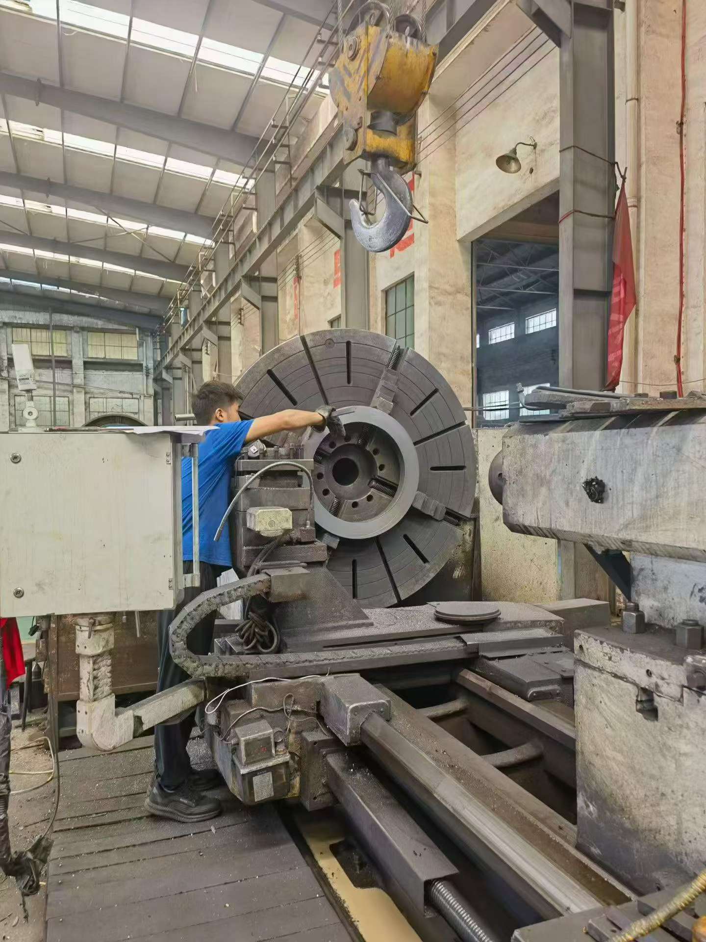 Used Anyang CK 61160 X 10 CNC Lathe with KND Control System photo 6