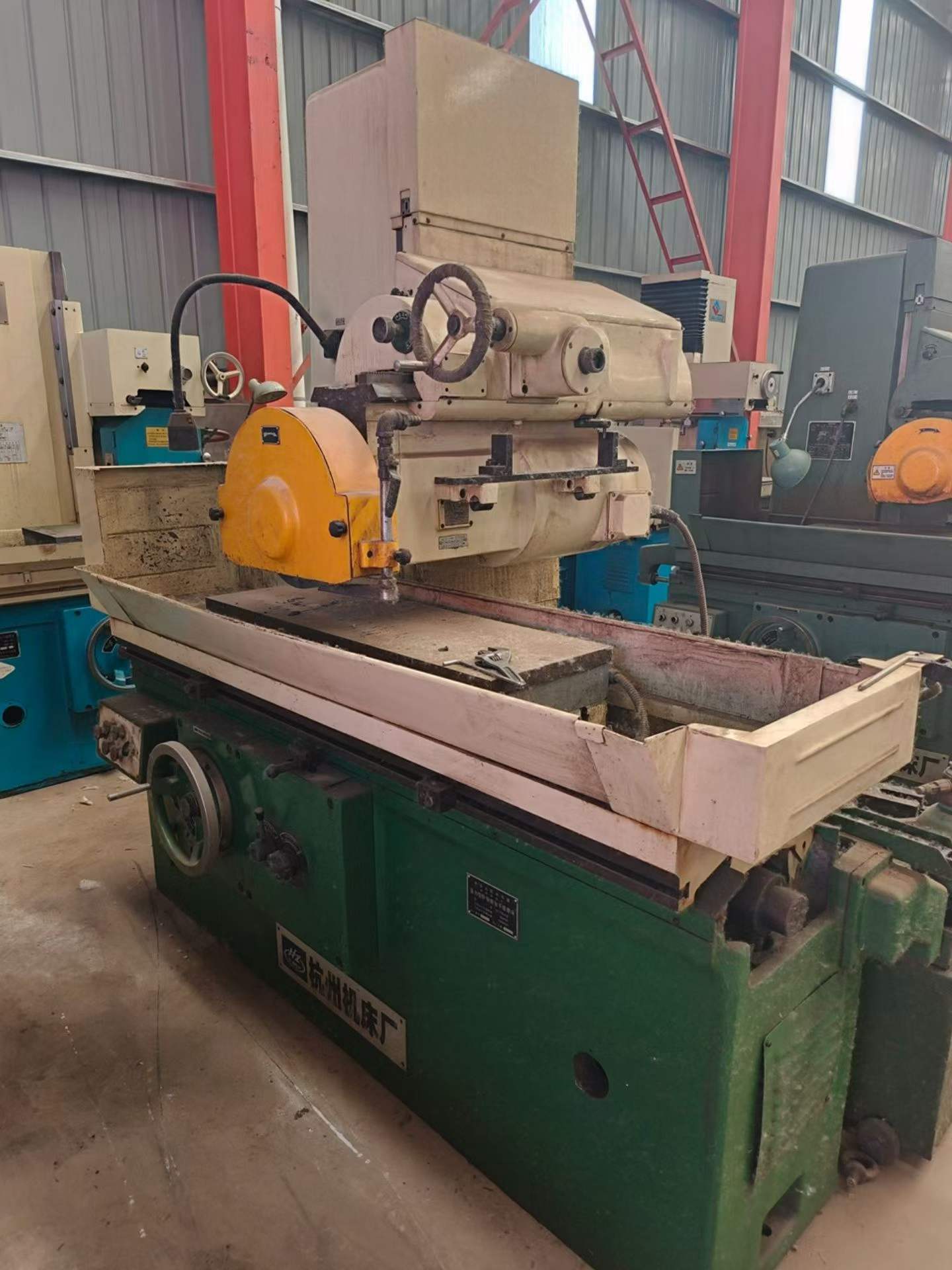 Used 7130/1 m Surface Grinding Machine with 11 kW Grinding Head Motor