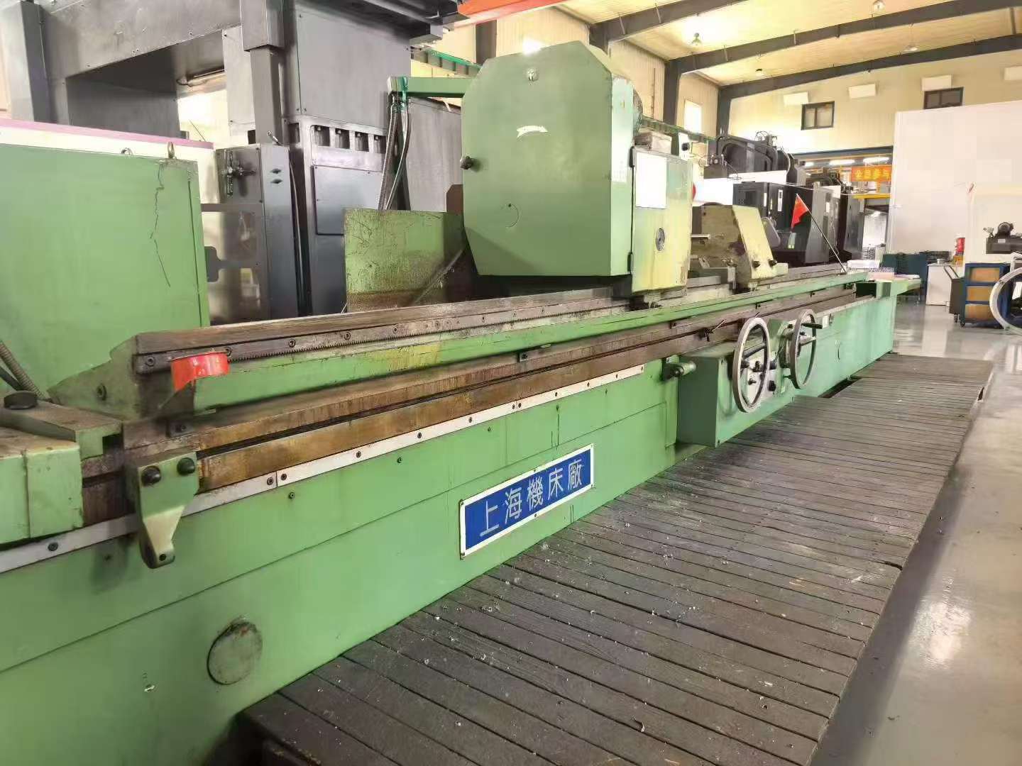 Used Shanghai H 147 4 m Cylindrical Grinding Machine and 1363 4 m Grinding Machine