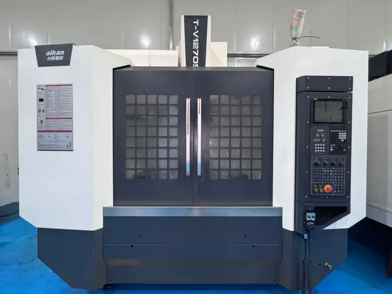 Used Taikan T-V 1270 S Vertical Machining Center with Mitsubishi M 80 photo 1