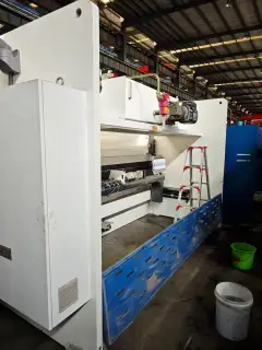 Used ADH Donghai 170-Ton 4.1 m Electro-Hydraulic 4+1-Axis Press Brake with CYBELEC CT 12 Control photo 3