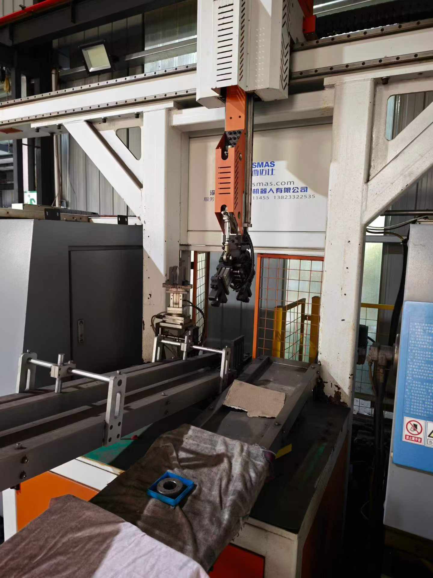 Used Turn-Mill CNC Lathe with Dual-Station Automatic Robot Loader photo 3