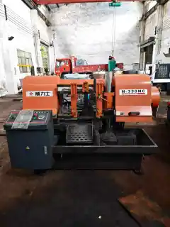 Used Weilishi H-330 NC CNC Metal Band Saw (Two Identical Units) photo 1