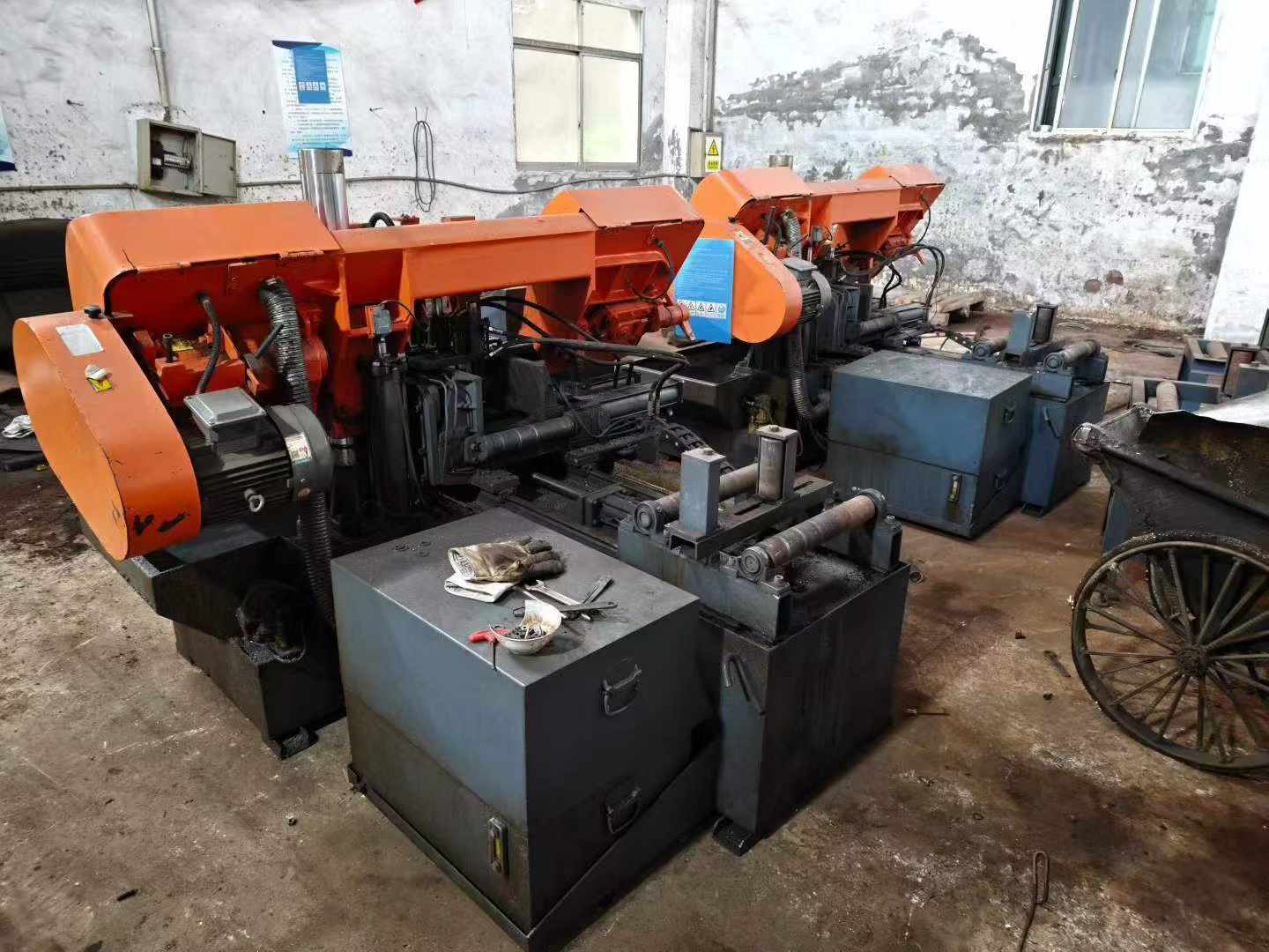 Used Weilishi H-330 NC CNC Metal Band Saw (Two Identical Units) photo 7