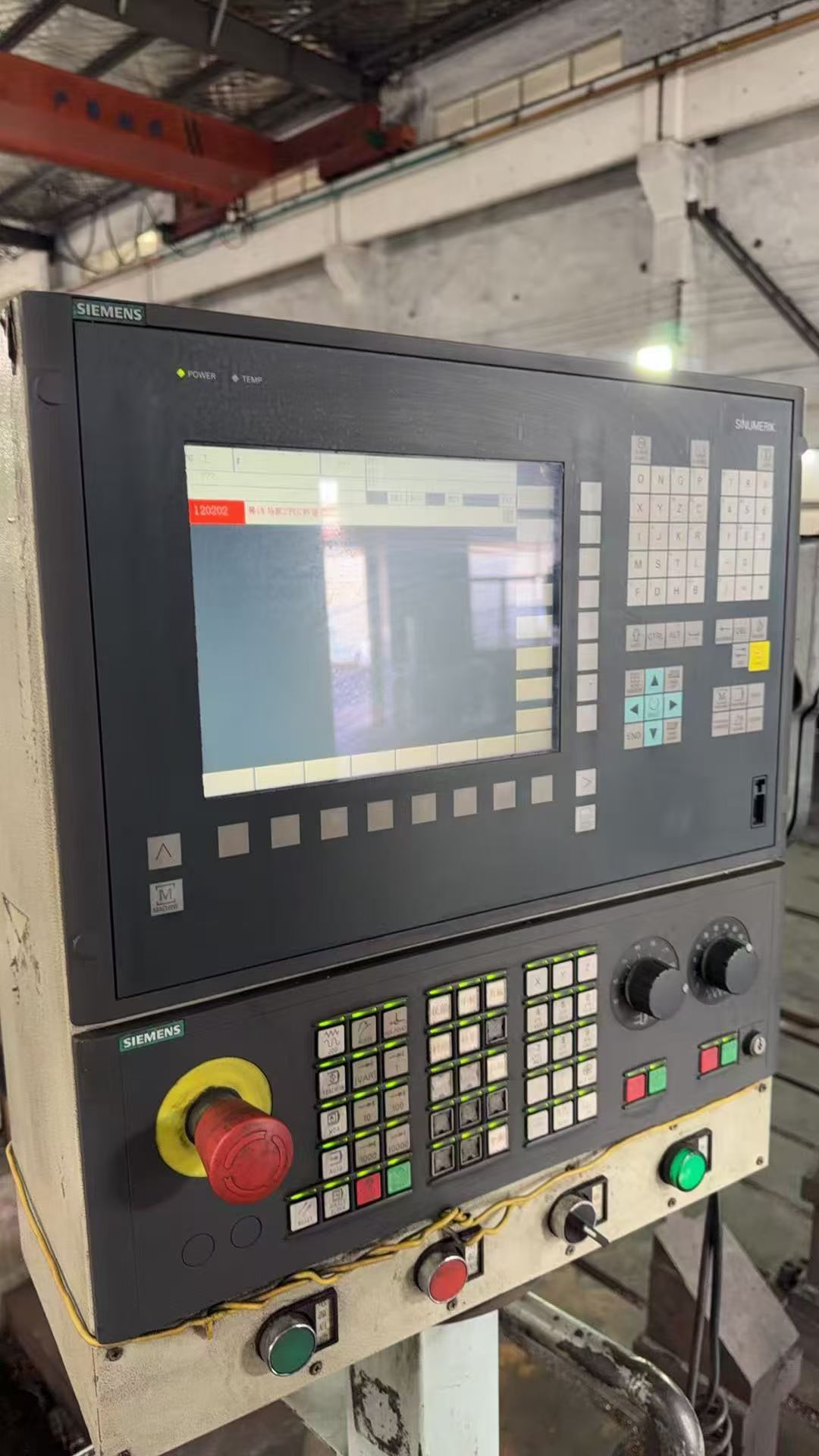 Used 6816 CNC Planer-Type Boring and Milling Machine with Siemens 804 DSL Control photo 9