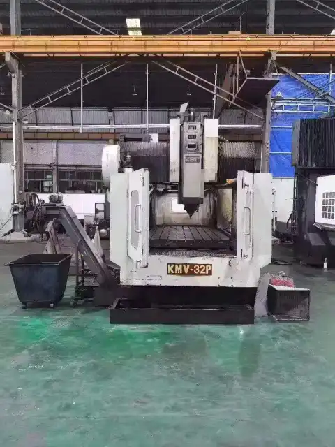 Centro de mecanizado de pórtico Kent KMV-32 P usado con FANUC 18 i-MB