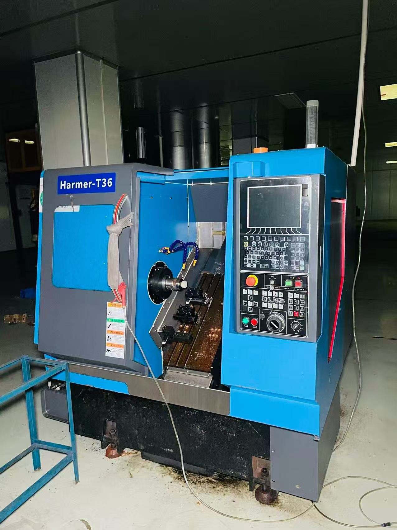 Used Harmer T 36 Slant-Bed Gang-Type CNC Lathe photo 2