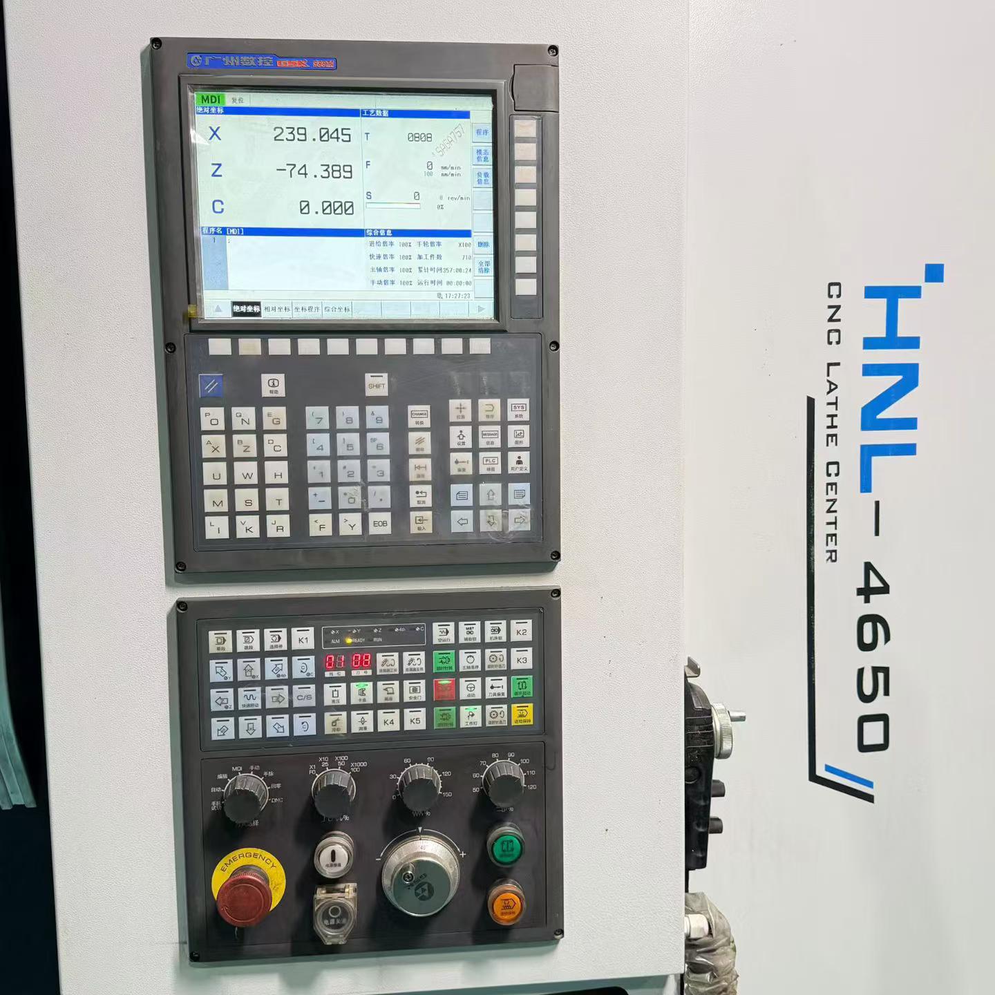 Used HNL-4650 Slant-Bed CNC Lathe with GSK 988 TA photo 4