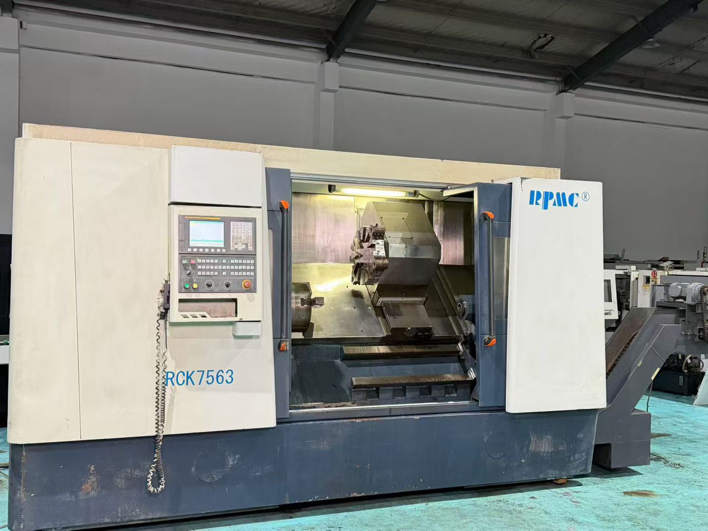 Used RPMC RCK 7563/1000 Slant-Bed CNC Lathe photo 2