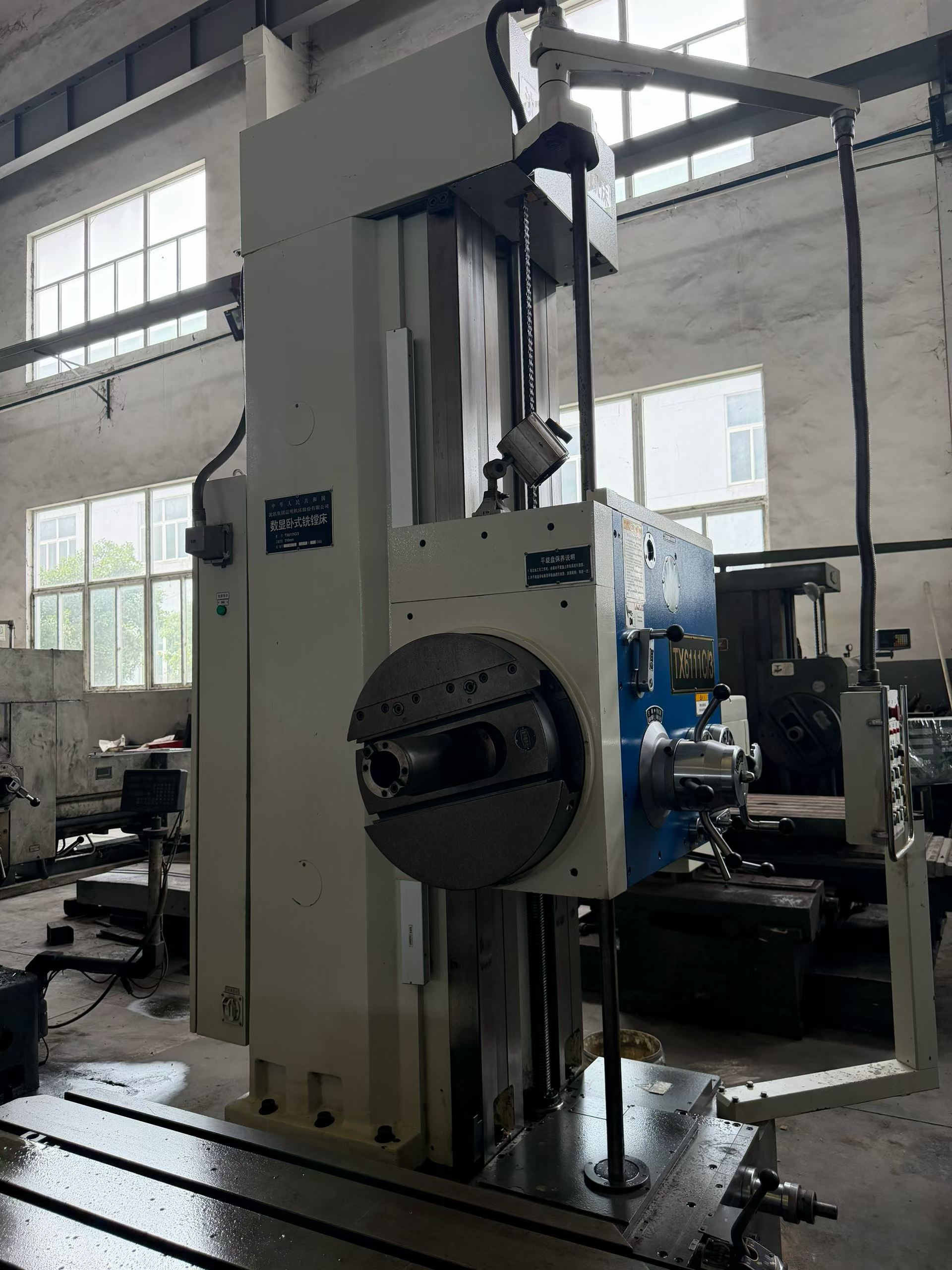 Used Kunming Machine Tool TX 6111 C/3 Horizontal Boring and Milling Machine with 3-Axis DRO photo 3