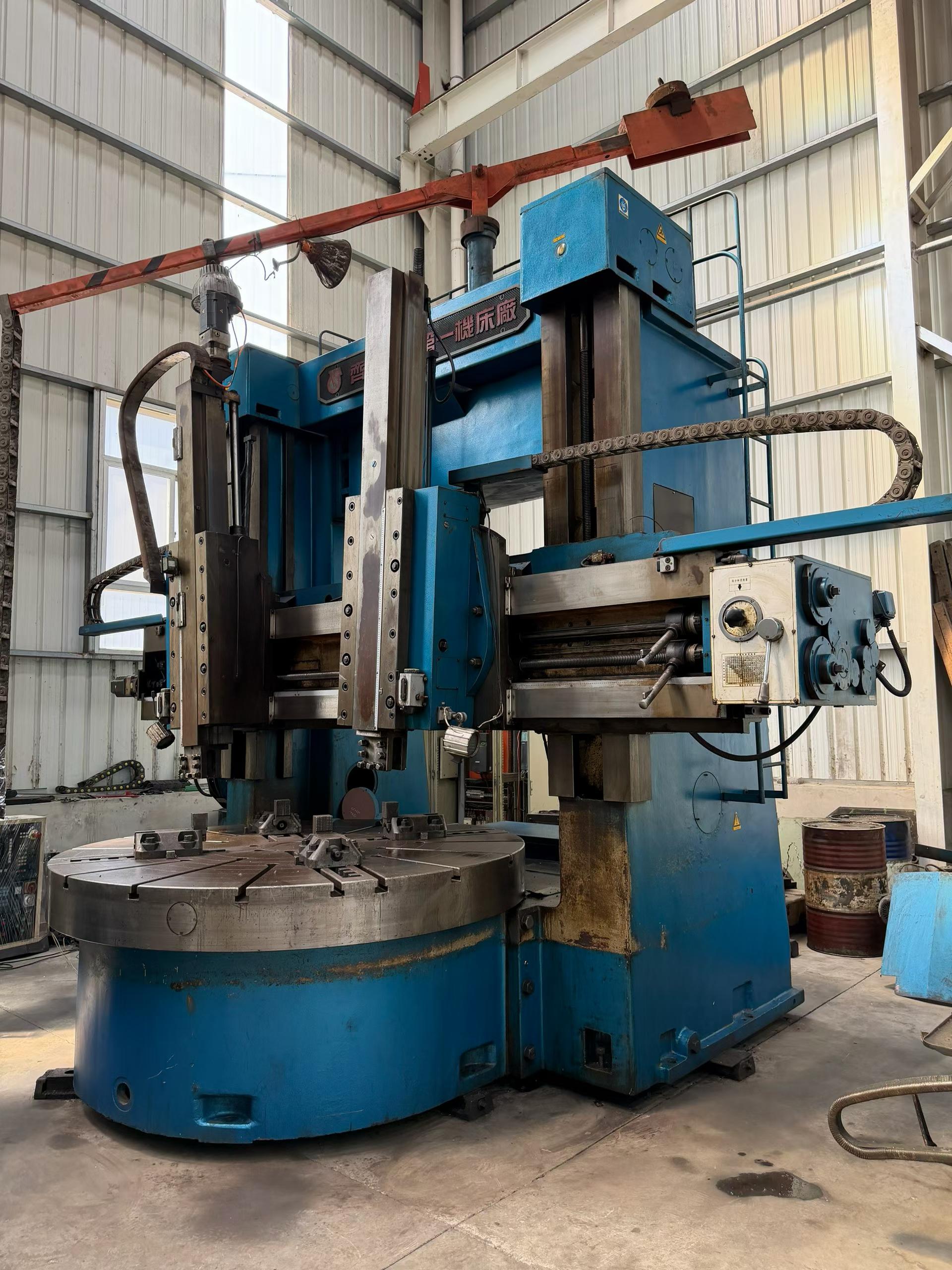 Used Qiqihar Heavy CNC C 5225 E Double-Column CNC Vertical Lathe with Siemens 802 D Control photo 3