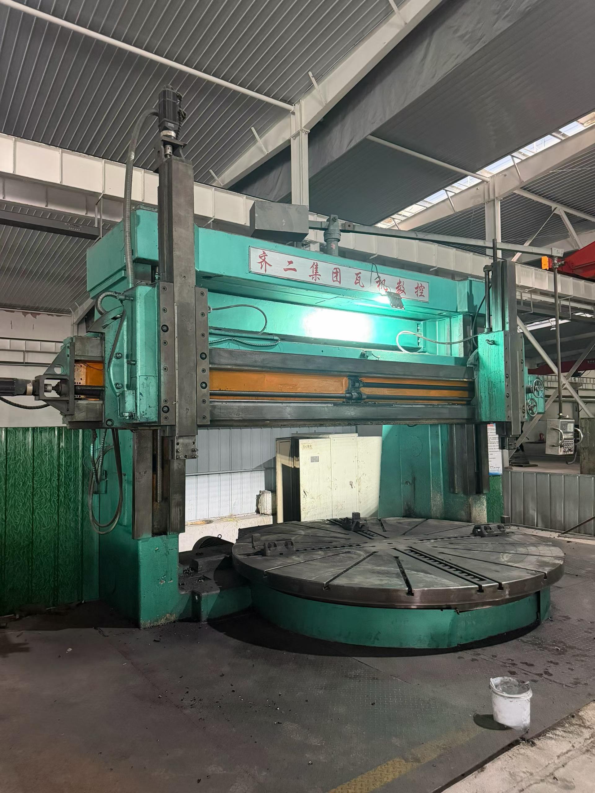 Used Qiqihar No.2 Machine Tool CD 5240 A 4 m CNC Vertical Lathe with GSK photo 3