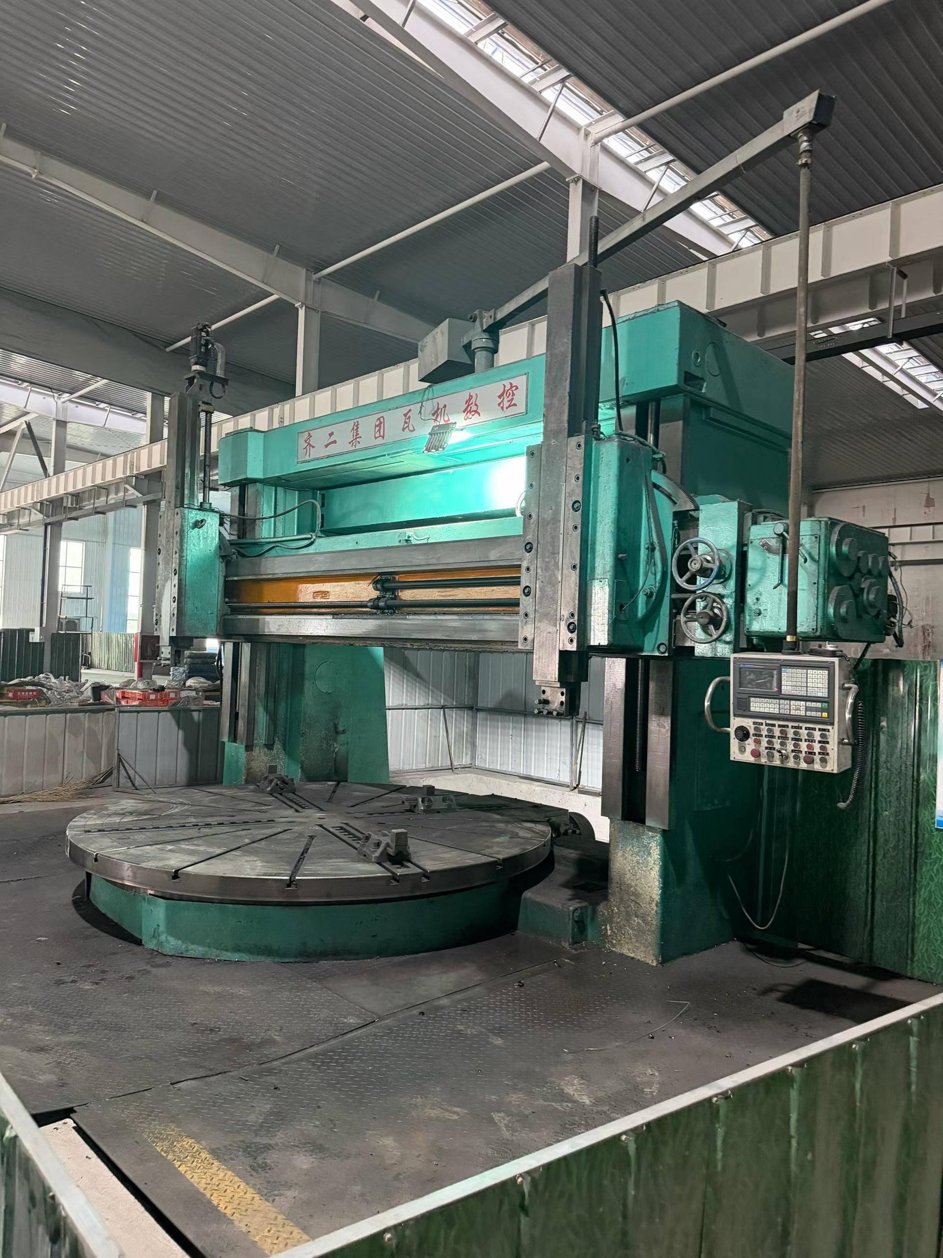 Used Qiqihar No.2 Machine Tool CD 5240 A 4 m CNC Vertical Lathe with GSK photo 4