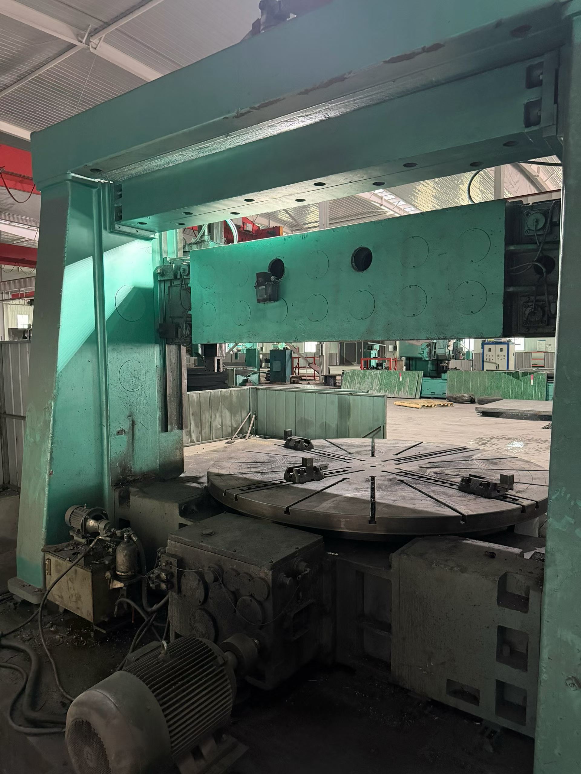 Used Qiqihar No.2 Machine Tool CD 5240 A 4 m CNC Vertical Lathe with GSK photo 9