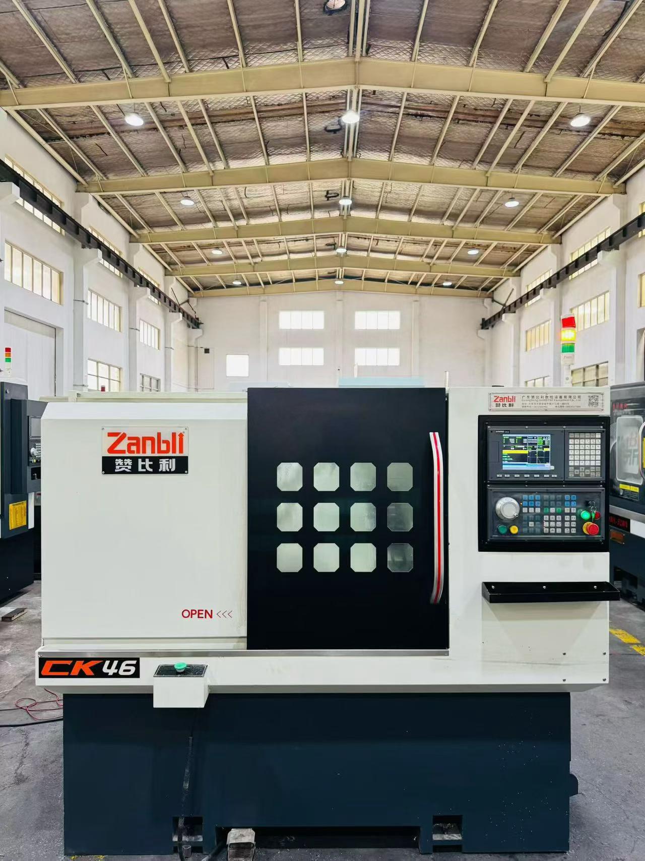 Used Zanbli CK 46 Gang-Type CNC Lathe with SYNTEC 6 TA-E Control
