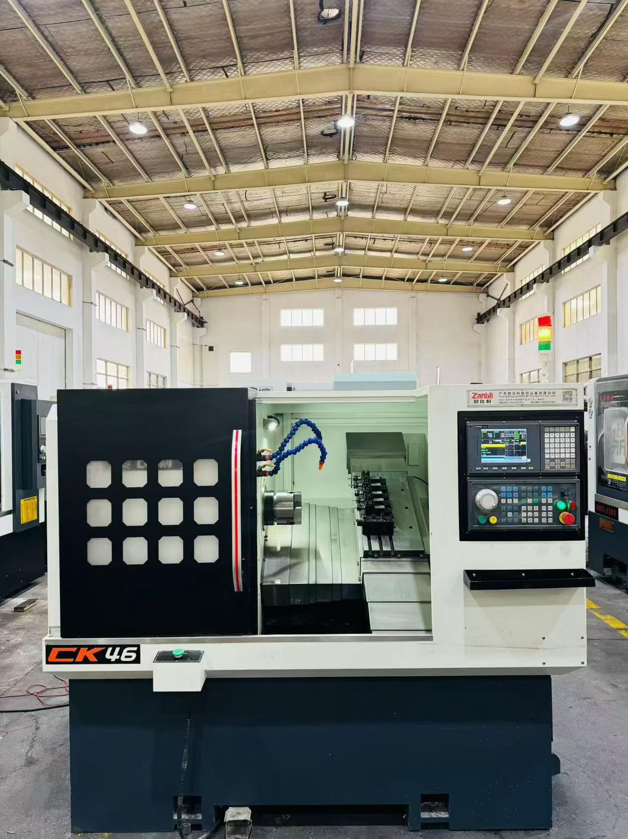 Used Zanbli CK 46 Gang-Type CNC Lathe with SYNTEC 6 TA-E Control photo 2