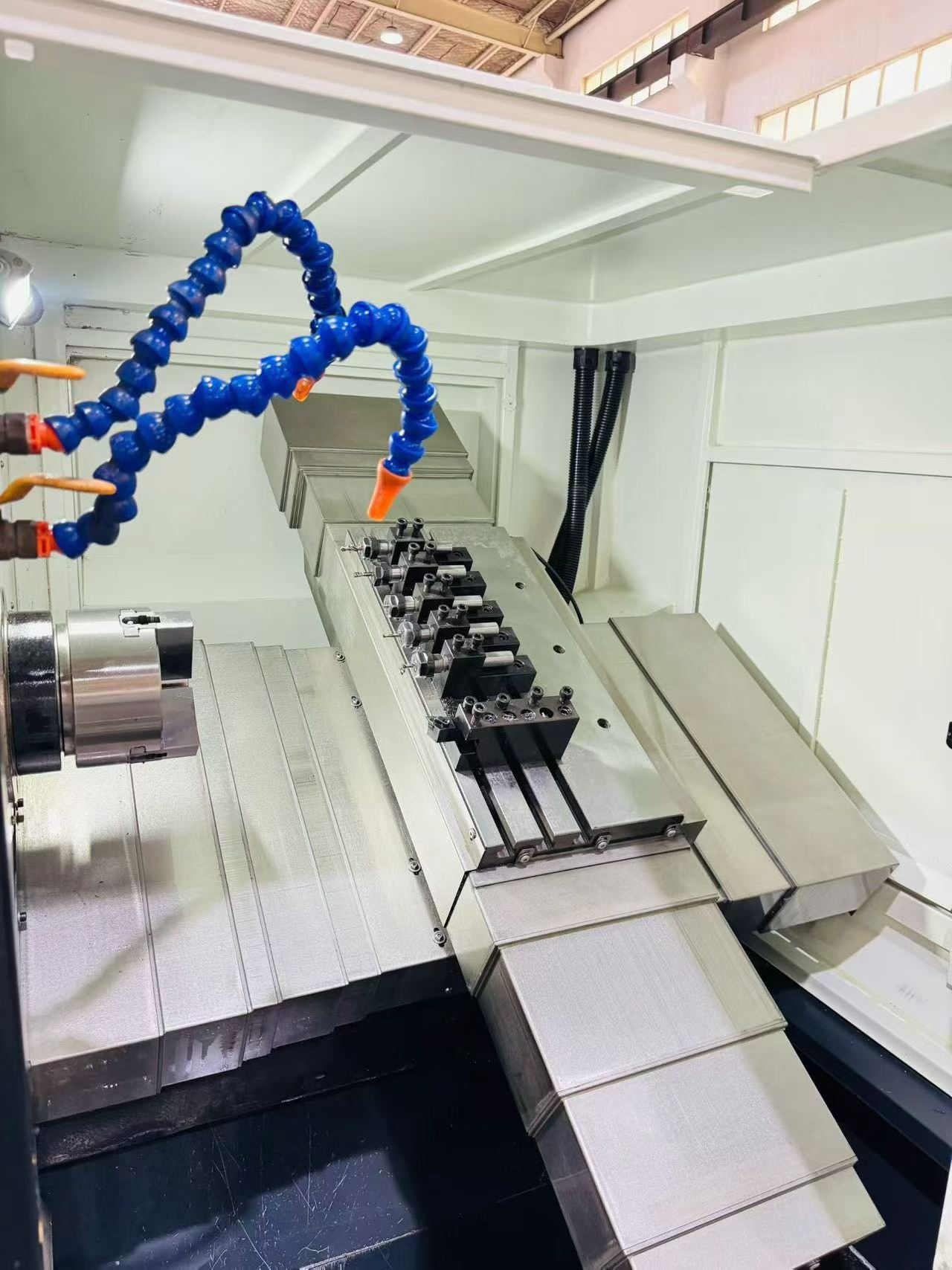 Used Zanbli CK 46 Gang-Type CNC Lathe with SYNTEC 6 TA-E Control photo 5