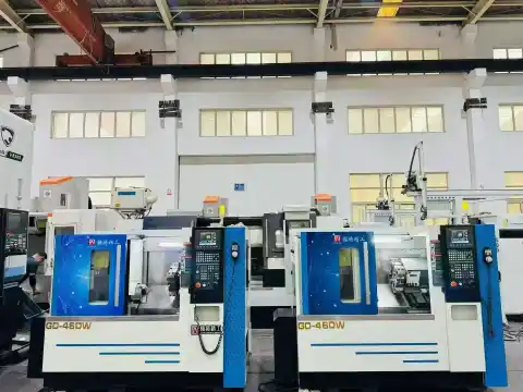 Used Ganjiang GD-46 DW Slant-Bed Turret-Type CNC Lathe