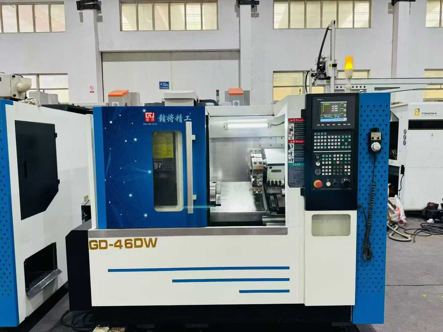 Used Ganjiang GD-46 DW Slant-Bed Turret-Type CNC Lathe photo 2