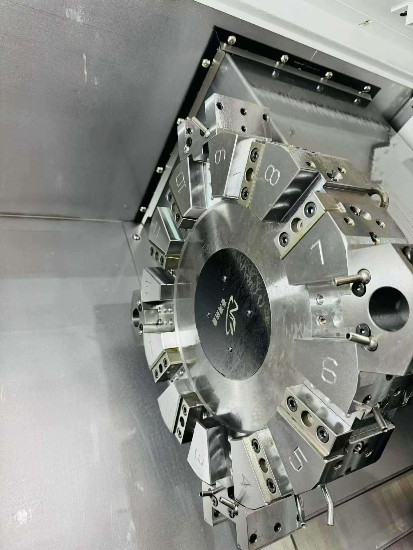 Used Shengong TK 500 B Slant-Bed Turret-Type CNC Lathe with GSK 988 photo 5