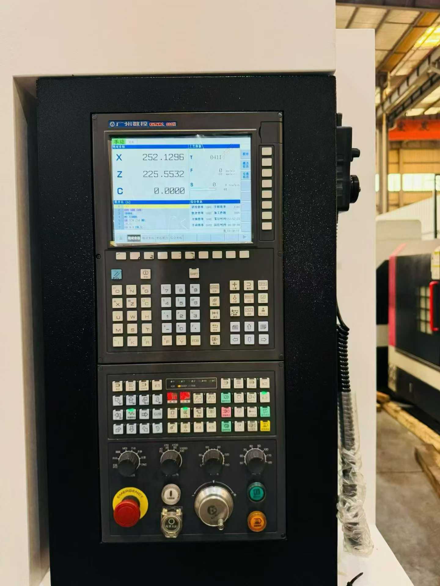 Used Shengong TK 500 B Slant-Bed Turret-Type CNC Lathe with GSK 988 photo 7
