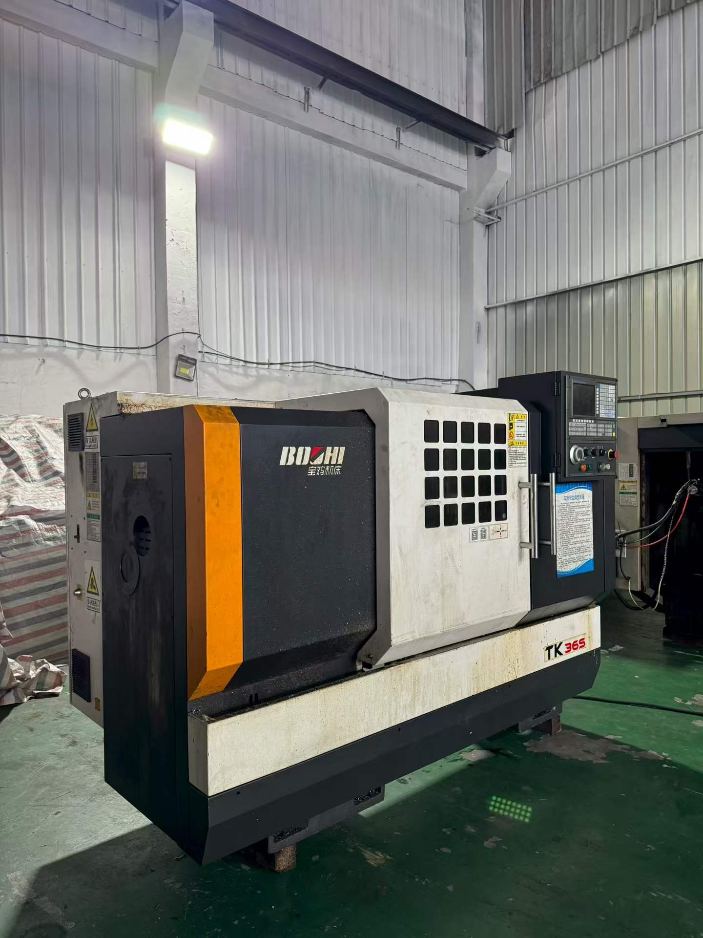 Used Baoji TK 36 S CNC Horizontal Lathe with GSK 980 TDi Control photo 7