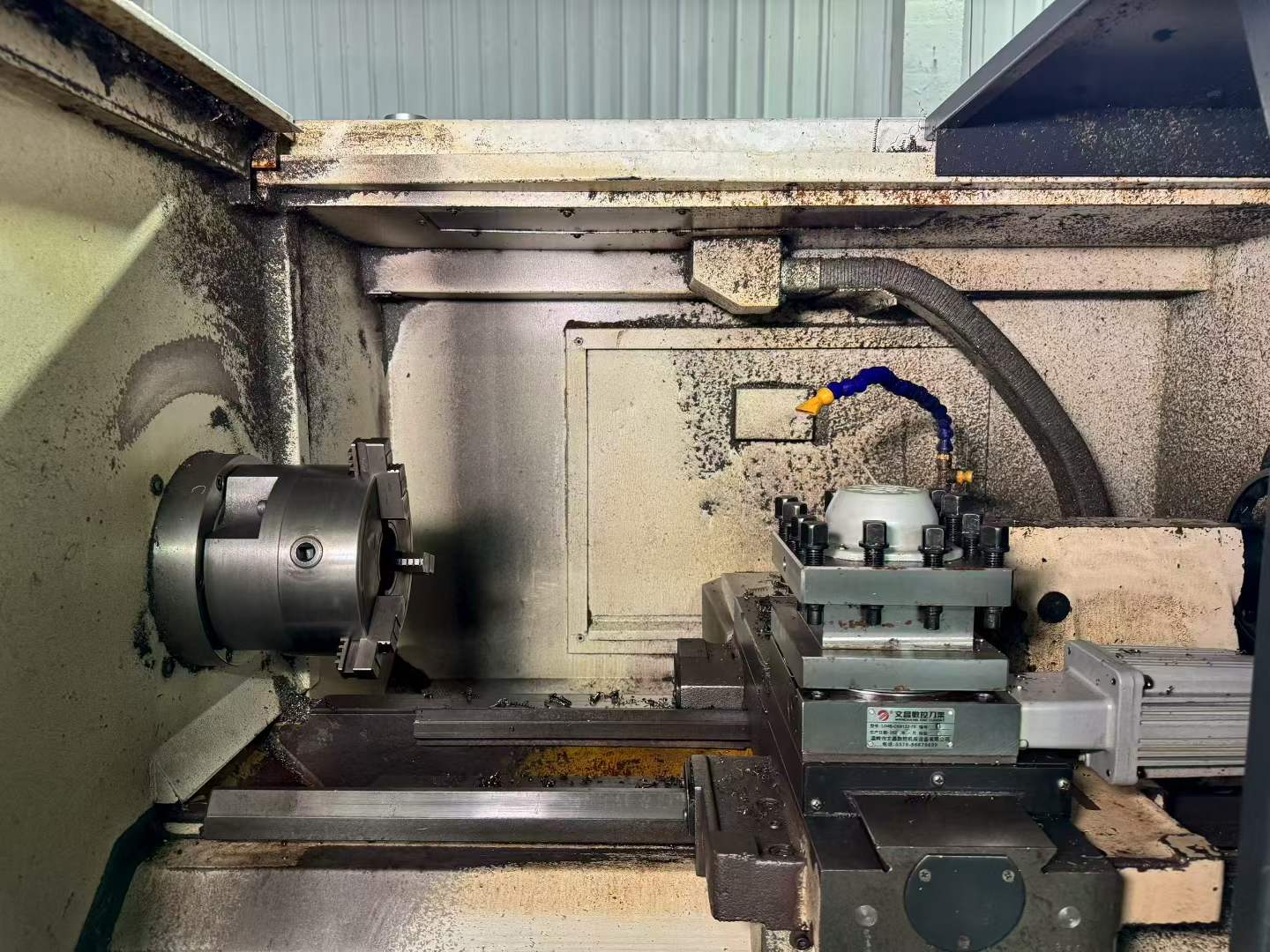 Used Baoji TK 36 S CNC Horizontal Lathe with GSK 980 TDi Control photo 4
