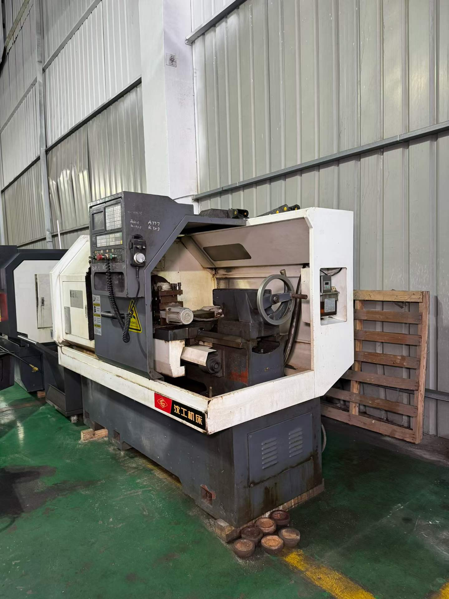 Used Shengong CK 6140 B CNC Horizontal Lathe with GSK 980 TB 3 Control photo 9