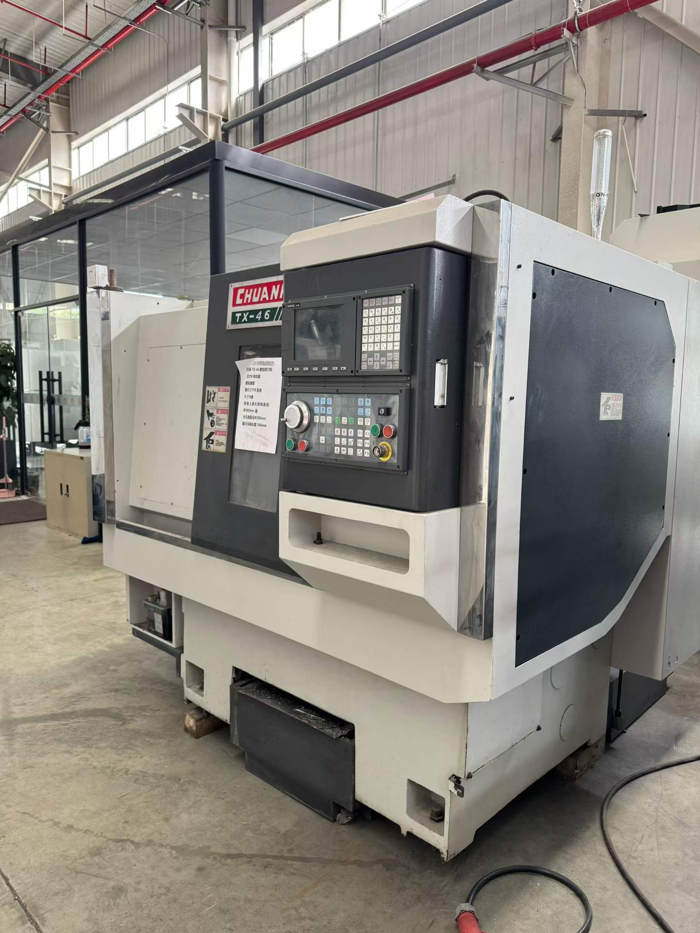 Used Chuanhe TX-46 Slant-Bed Gang-Type Turn-Mill CNC Lathe photo 2