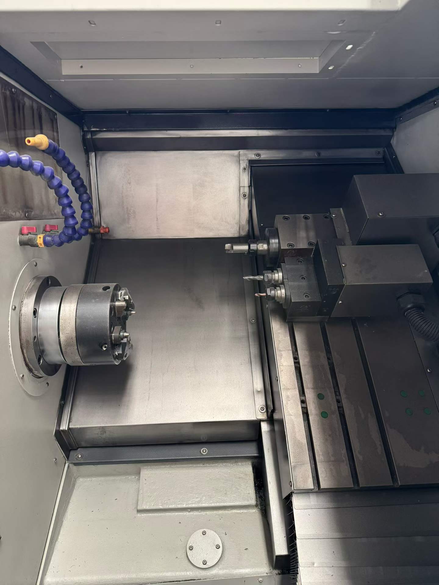 Used Chuanhe TX-46 Slant-Bed Gang-Type Turn-Mill CNC Lathe photo 4