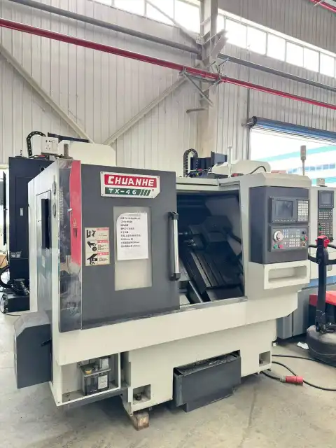 Used Chuanhe TX-46 Slant-Bed Gang-Type Turn-Mill CNC Lathe