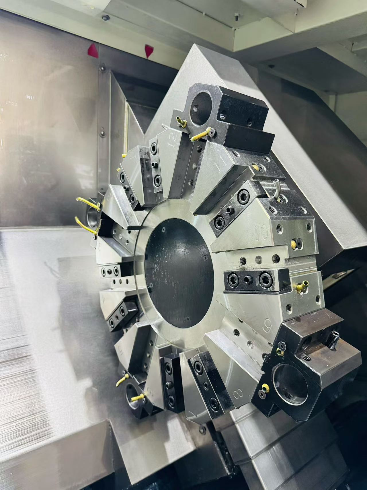 Used Baoji CK 6560 AB Slant-Bed Turret-Type CNC Lathe with GSK 988 Control photo 5