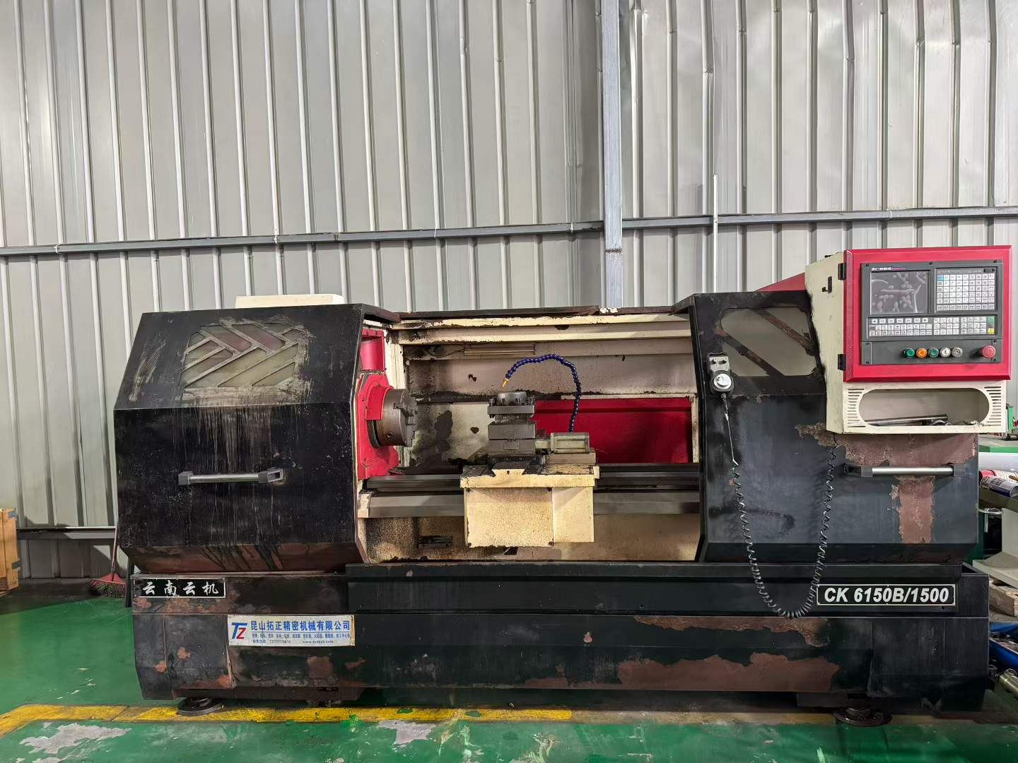 Used Yunnan Yunji CK 6150 B/1500 CNC Horizontal Lathe with GSK 980 TDC photo 2