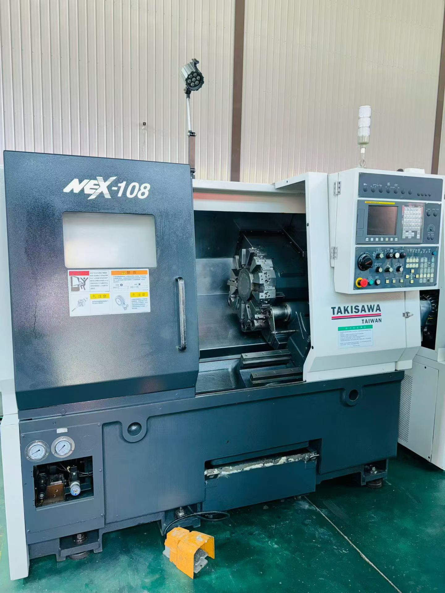 Used Takisawa NEX-108 CNC Horizontal Lathe with FANUC 0i-TF photo 2