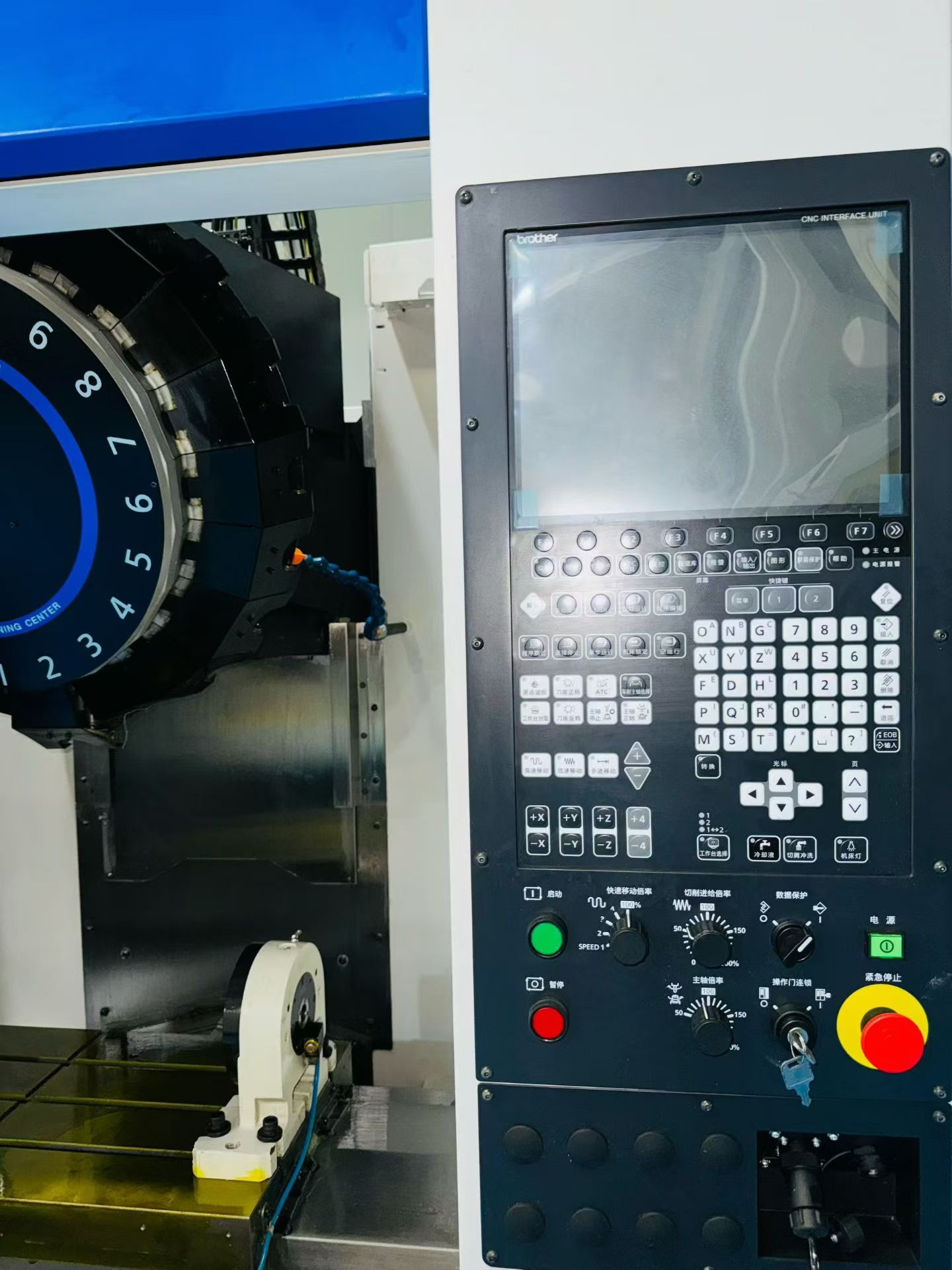 Used Brother S 700 Z 2 N CNC Drilling and Tapping Center with Tsudakoma 160 4 th Axis photo 4
