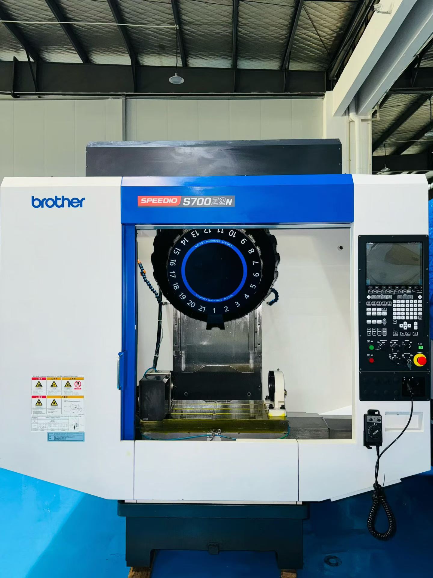 Used Brother S 700 Z 2 N CNC Drilling and Tapping Center with Tsudakoma 160 4 th Axis photo 2