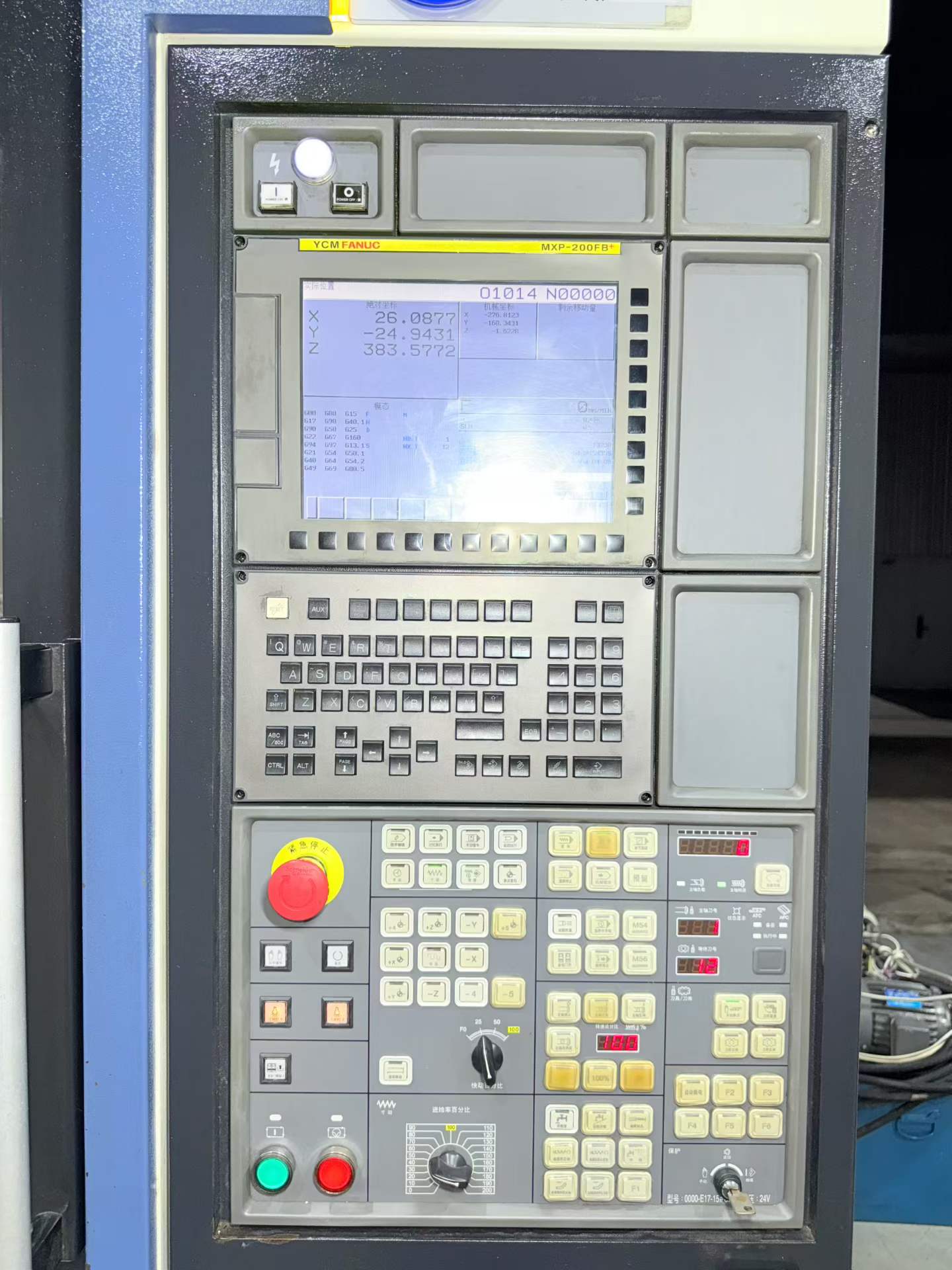 Used YCM NCV 56 AM Vertical Machining Center with FANUC MXP-200 FB+ Control photo 6