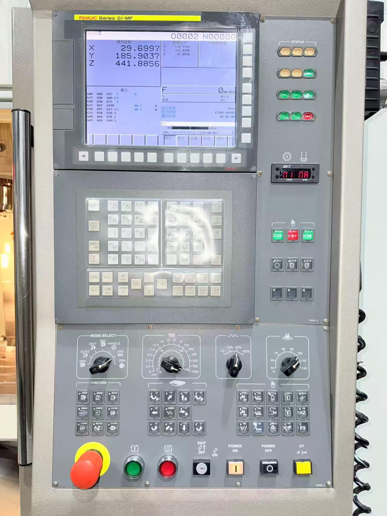 Used CHAMPMILL E-1300 Vertical Machining Center with FANUC 0i-MF Control photo 3