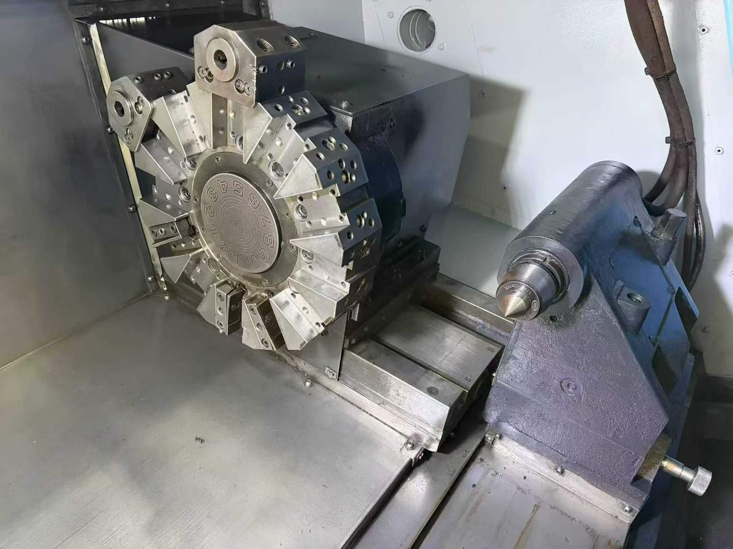 Used DN Solutions PUMA 2450 CNC Horizontal Lathe with FANUC 0i-MF Plus Control photo 8