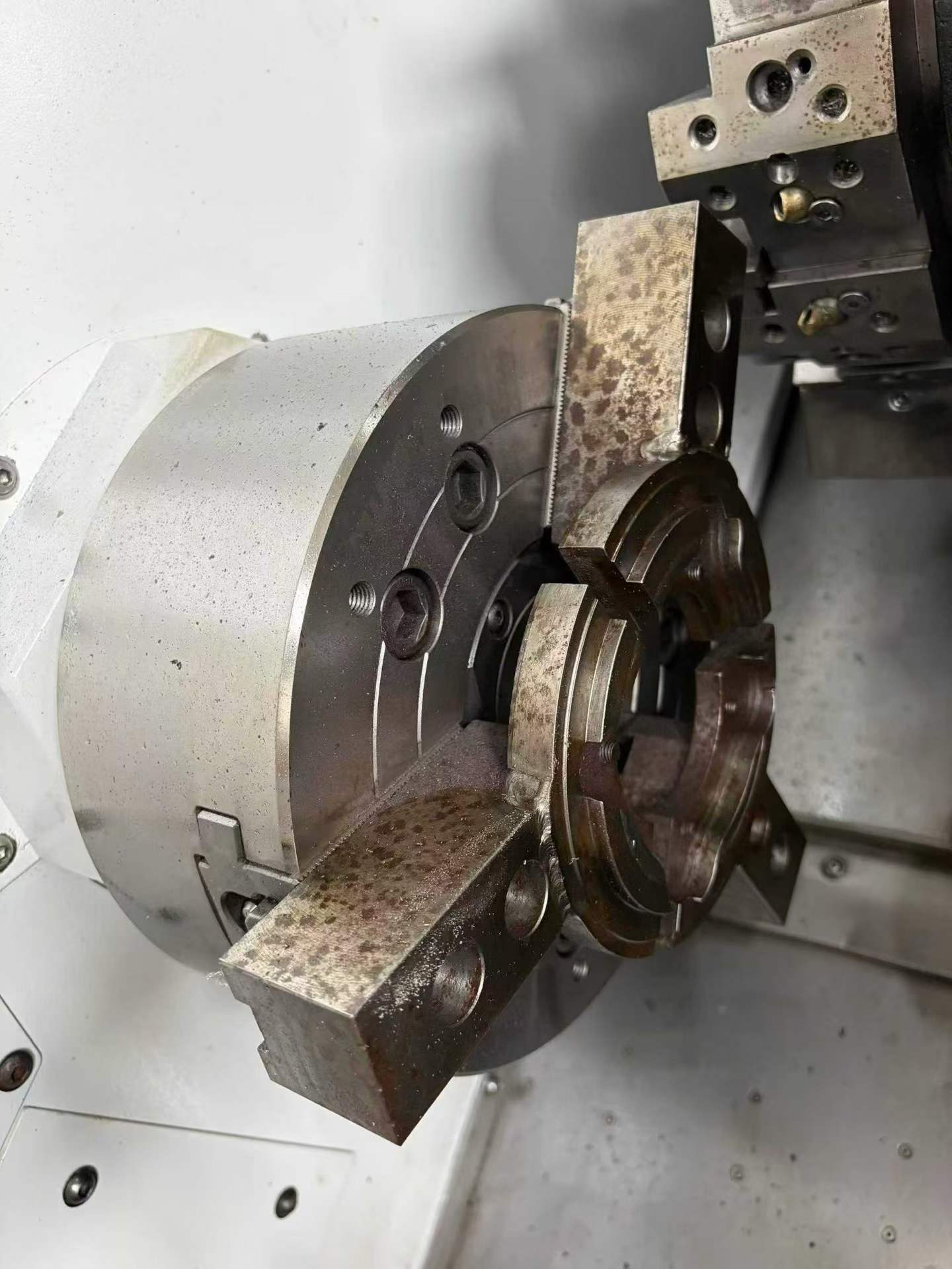 Used DN Solutions PUMA 2450 CNC Horizontal Lathe with FANUC 0i-MF Plus Control photo 6