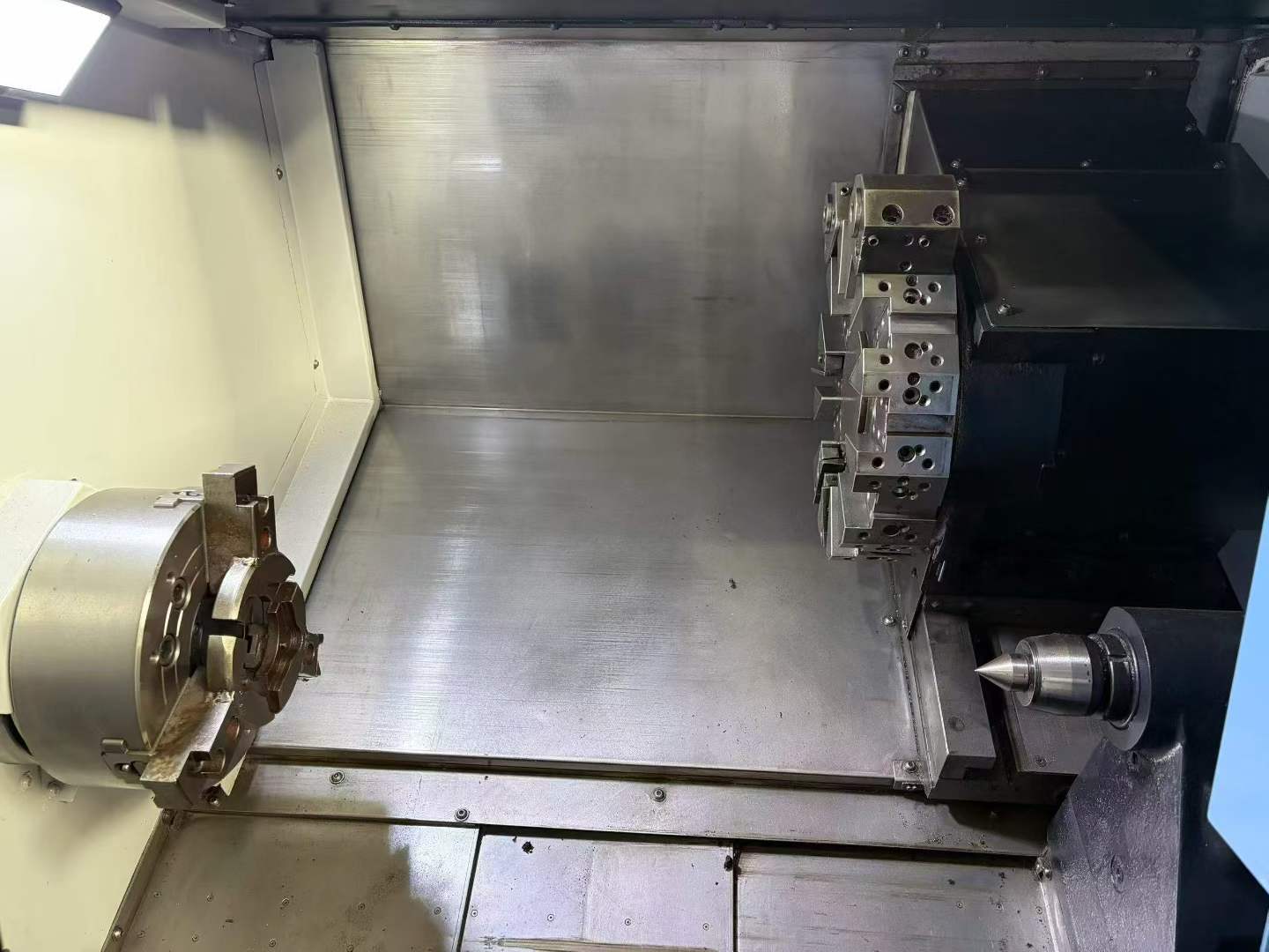 Used DN Solutions PUMA 2450 CNC Horizontal Lathe with FANUC 0i-MF Plus Control photo 7