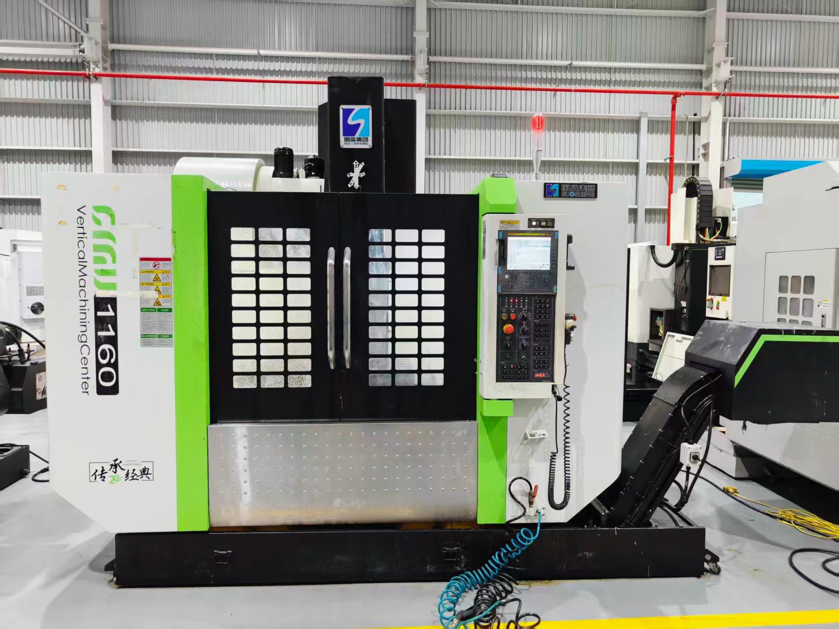 Used Nantong Guosheng QVM 1160 S Vertical Machining Center with FANUC 0i-MF Plus