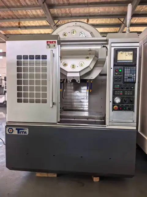 Used Zhengdai TPV-600 E Vertical Drilling and Tapping Center with Mitsubishi M 70 A Control