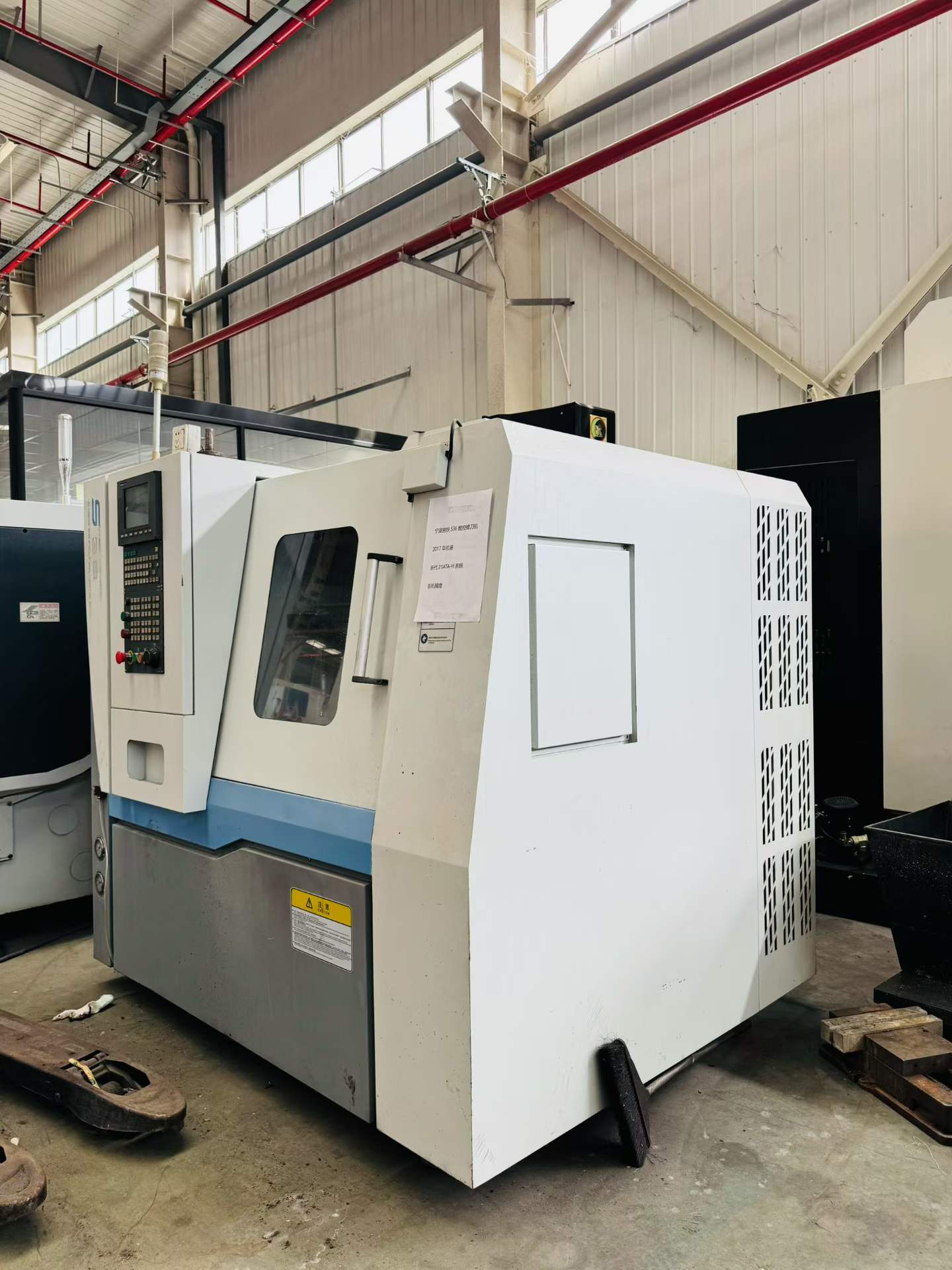Used Gongtie S 36-57 Slant-Bed Gang-Type CNC Lathe with SYNTEC 21 TA-H photo 5