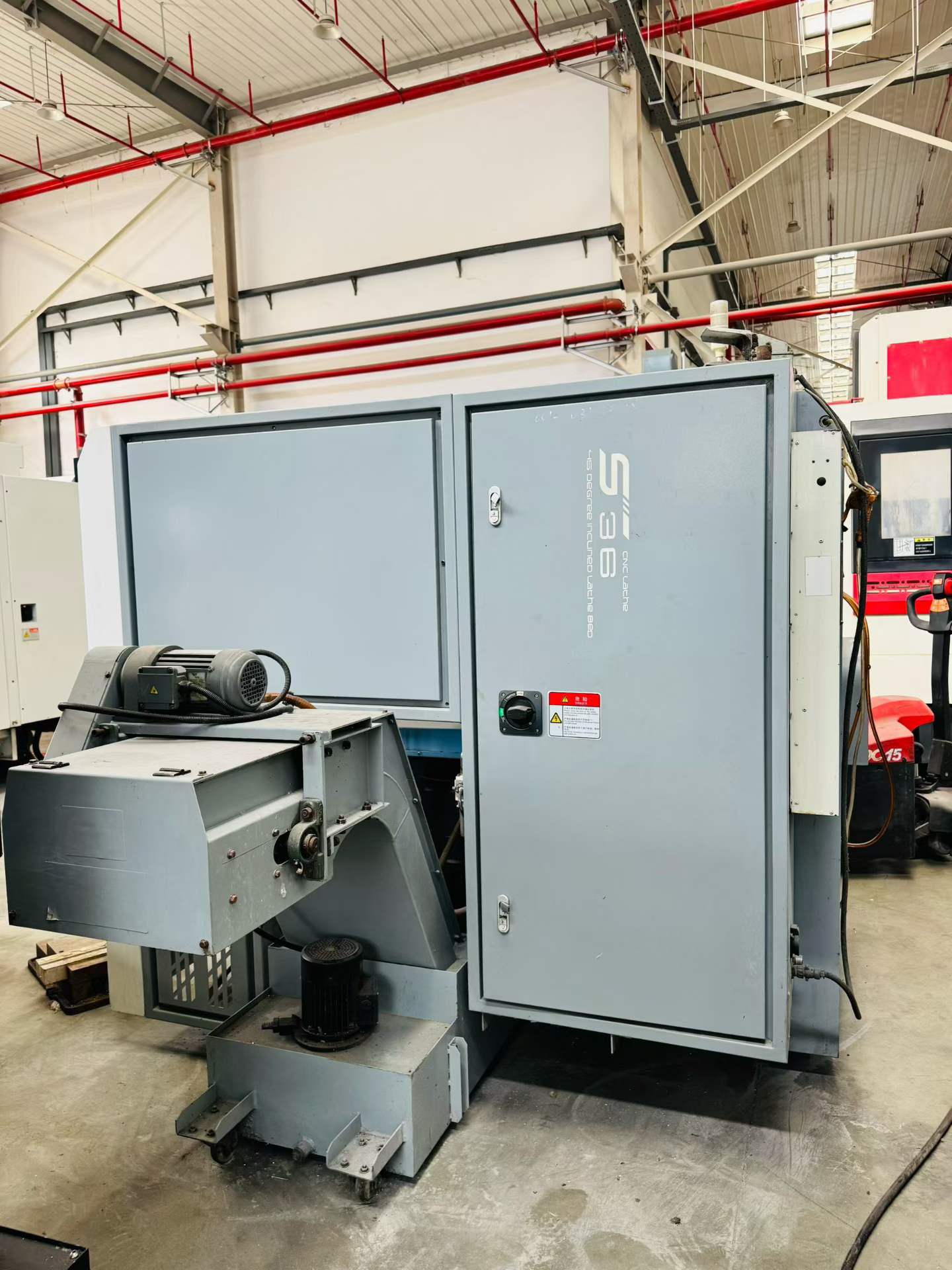 Used Gongtie S 36-57 Slant-Bed Gang-Type CNC Lathe with SYNTEC 21 TA-H photo 7