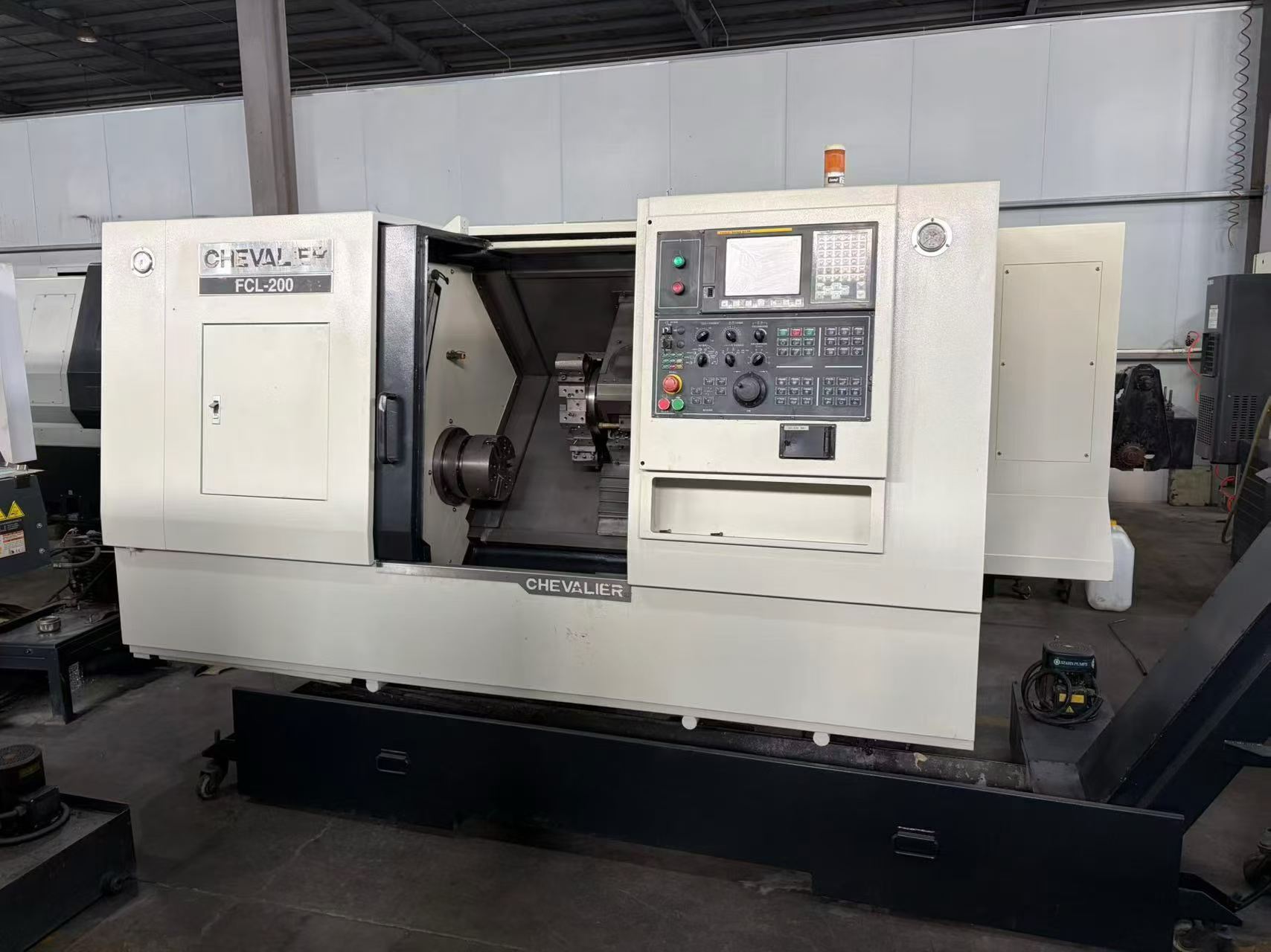 Used Fuyu FCL 200 CNC Horizontal Lathe with FANUC 0i-TF Control