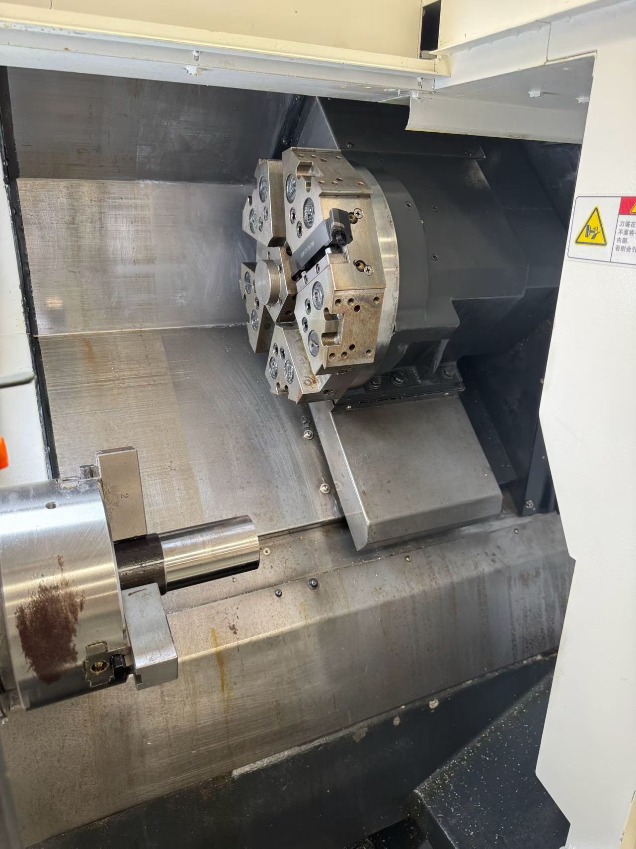 Used Hyundai WIA E 160 C CNC Horizontal Lathe photo 3