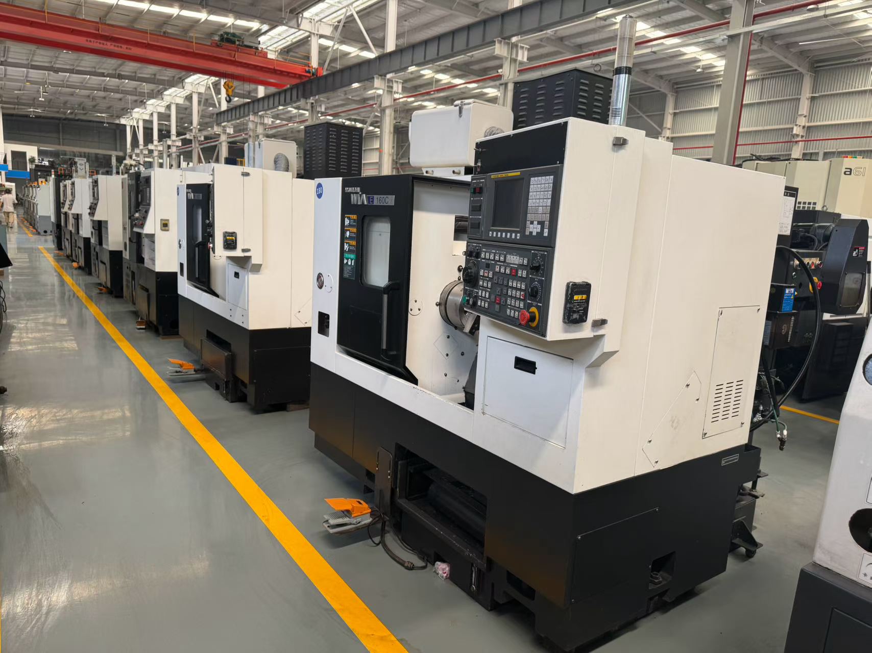 Used Hyundai WIA E 160 C CNC Horizontal Lathe photo 7